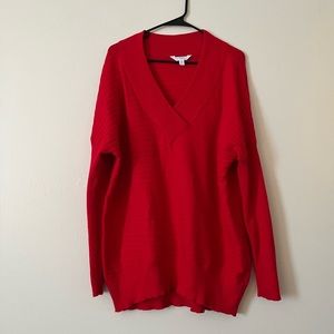 NWOT! Time and True red oversized sweater